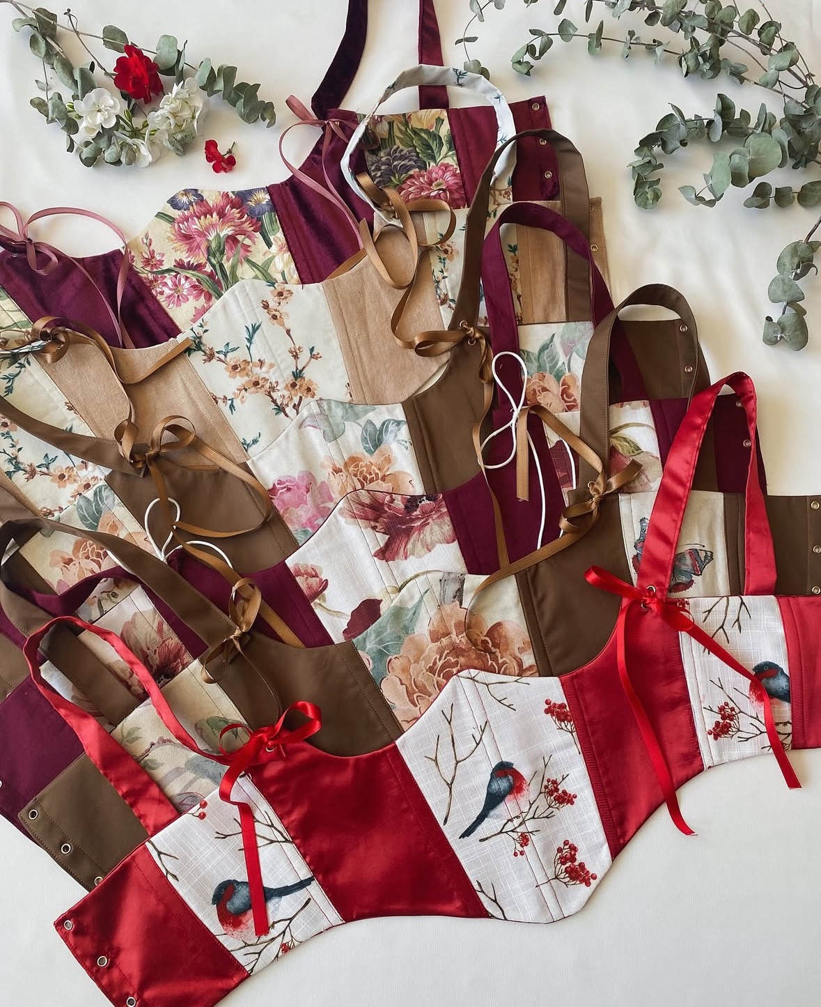 Elegant vintage corset creation